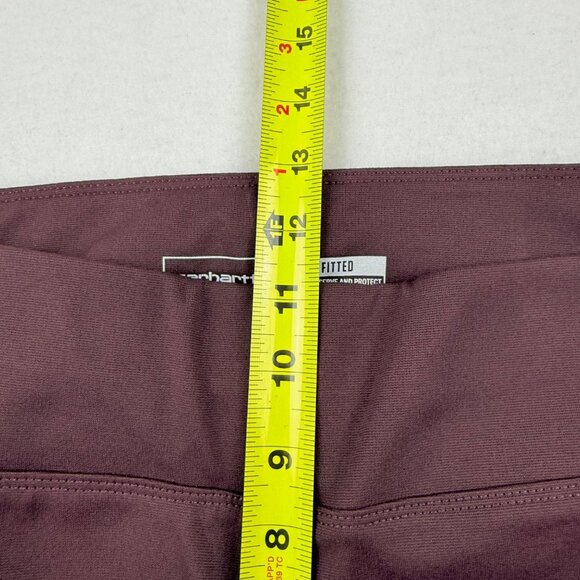 Carhartt Women's Force Fitted Lightweight Burgundy Utility Legging Size XL 16-18 - Picture 9 of 11